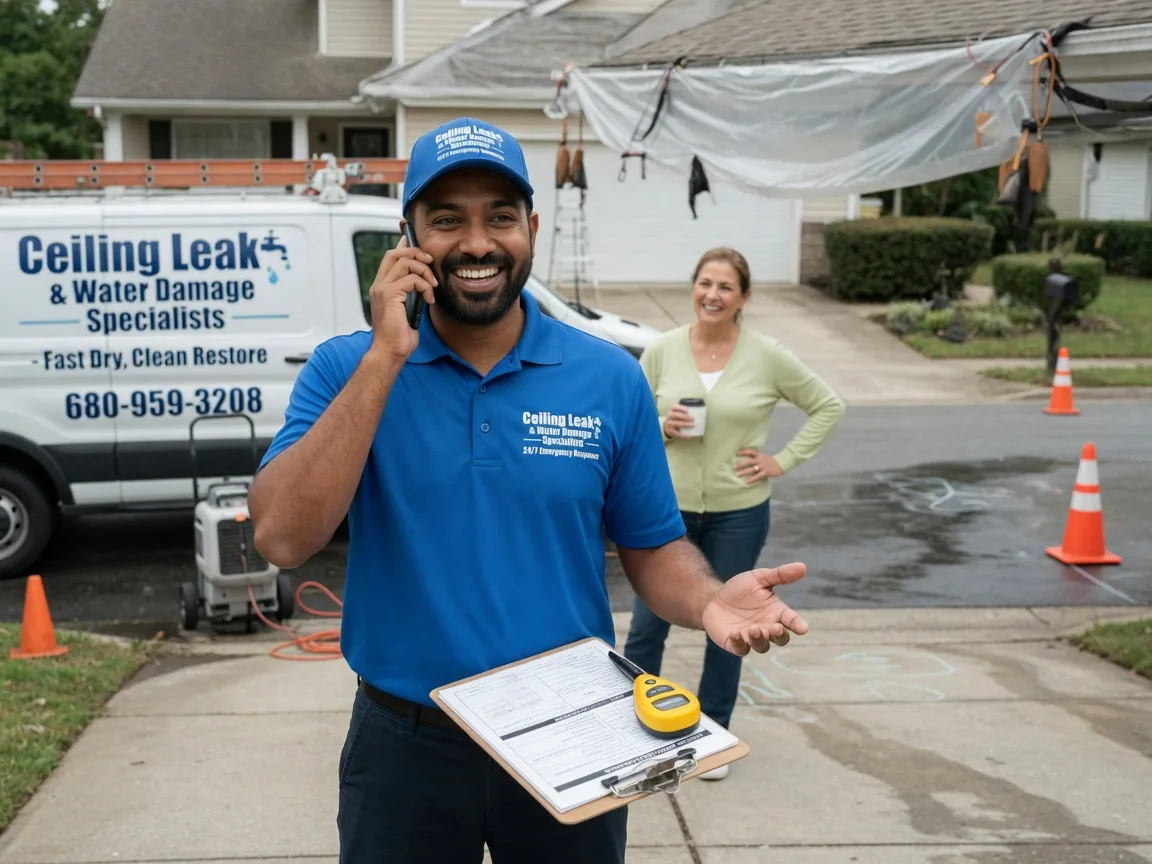 Ceiling Leak Cleanup Clyde, TX FAQs